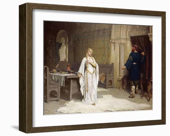 Lady Godiva, 1892-Edmund Blair Leighton-Framed Giclee Print