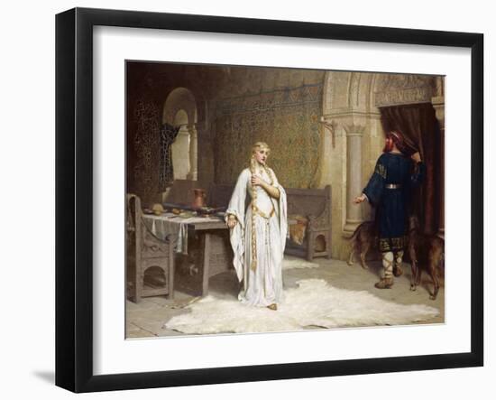 Lady Godiva, 1892-Edmund Blair Leighton-Framed Giclee Print