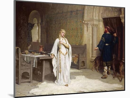 Lady Godiva, 1892-Edmund Blair Leighton-Mounted Giclee Print