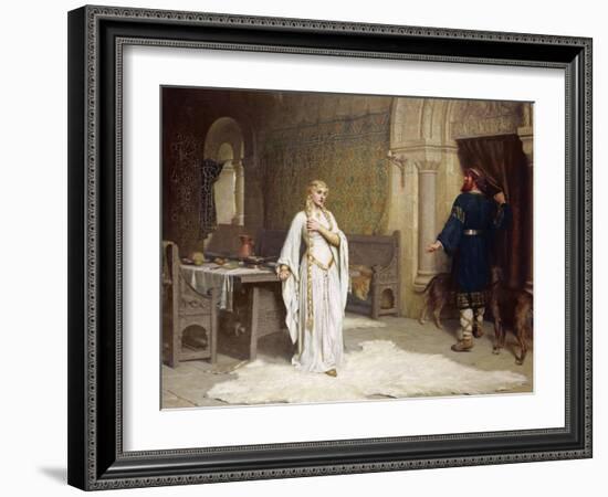 Lady Godiva, 1892-Edmund Blair Leighton-Framed Giclee Print