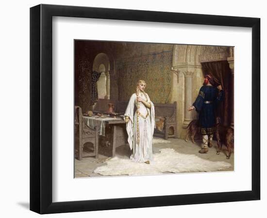 Lady Godiva, 1892-Edmund Blair Leighton-Framed Giclee Print