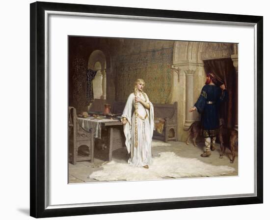 Lady Godiva, 1892-Edmund Blair Leighton-Framed Giclee Print