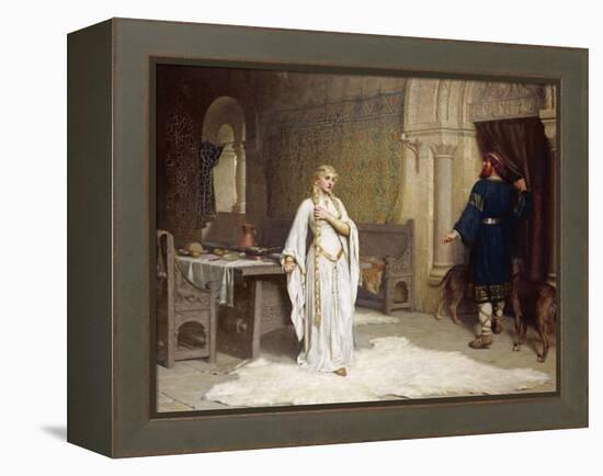 Lady Godiva, 1892-Edmund Blair Leighton-Framed Premier Image Canvas