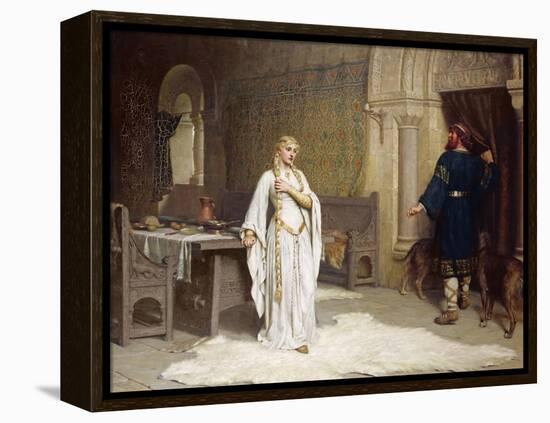 Lady Godiva, 1892-Edmund Blair Leighton-Framed Premier Image Canvas