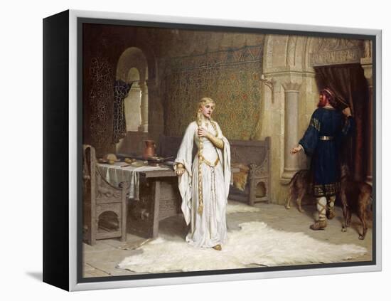 Lady Godiva, 1892-Edmund Blair Leighton-Framed Premier Image Canvas