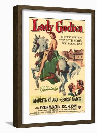 Lady Godiva, 1955-null-Framed Art Print