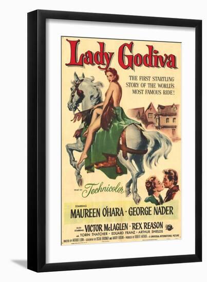 Lady Godiva, 1955-null-Framed Art Print