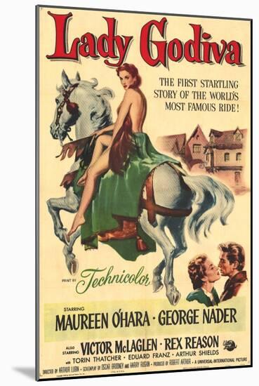 Lady Godiva, 1955-null-Mounted Art Print