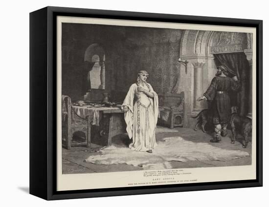 Lady Godiva-Edmund Blair Leighton-Framed Premier Image Canvas