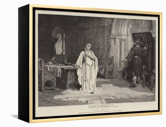 Lady Godiva-Edmund Blair Leighton-Framed Premier Image Canvas