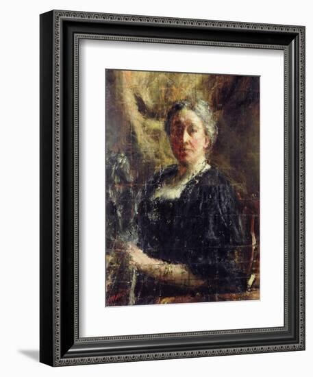 Lady Gregory, 1906-Antonio Mancini-Framed Giclee Print