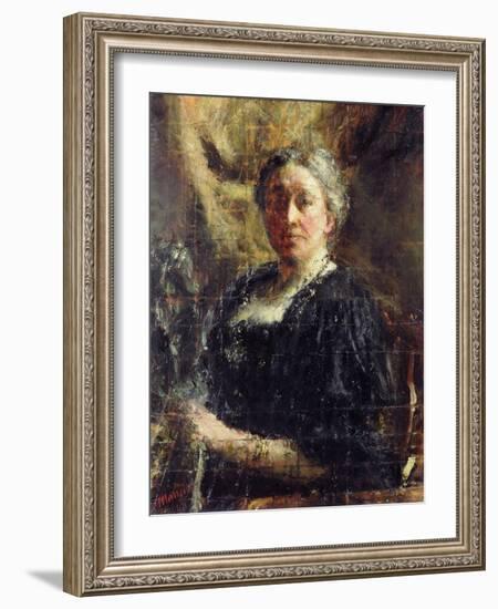 Lady Gregory, 1906-Antonio Mancini-Framed Giclee Print