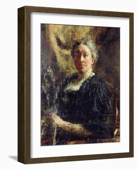 Lady Gregory, 1906-Antonio Mancini-Framed Giclee Print