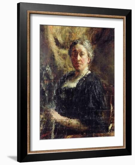 Lady Gregory, 1906-Antonio Mancini-Framed Giclee Print