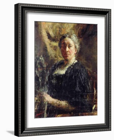 Lady Gregory, 1906-Antonio Mancini-Framed Giclee Print