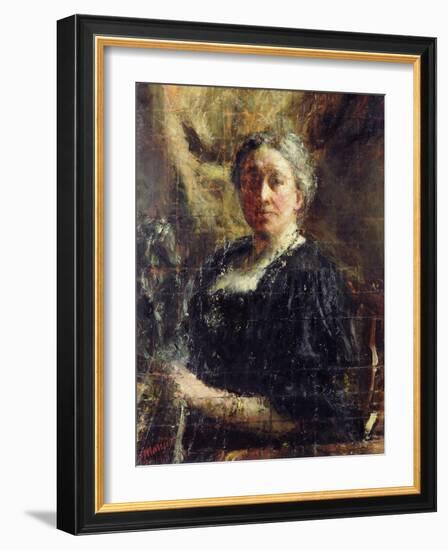 Lady Gregory, 1906-Antonio Mancini-Framed Giclee Print