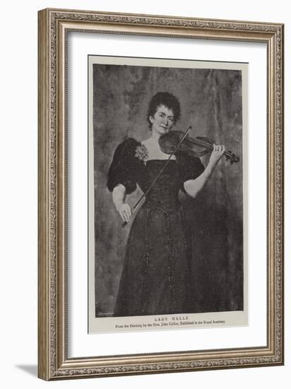 Lady Halle-John Collier-Framed Giclee Print