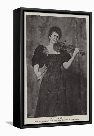 Lady Halle-John Collier-Framed Premier Image Canvas
