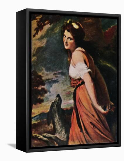 'Lady Hamilton 1761-1815. - Gemälde von Romney', 1934-Unknown-Framed Premier Image Canvas