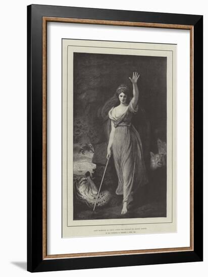 Lady Hamilton as Circe-George Romney-Framed Giclee Print