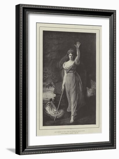 Lady Hamilton as Circe-George Romney-Framed Giclee Print