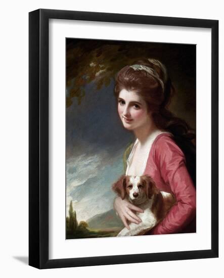 Lady Hamilton as Nature-George Romney-Framed Giclee Print