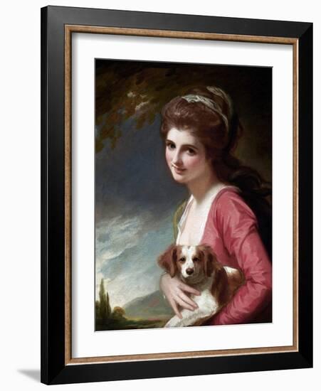 Lady Hamilton as Nature-George Romney-Framed Giclee Print