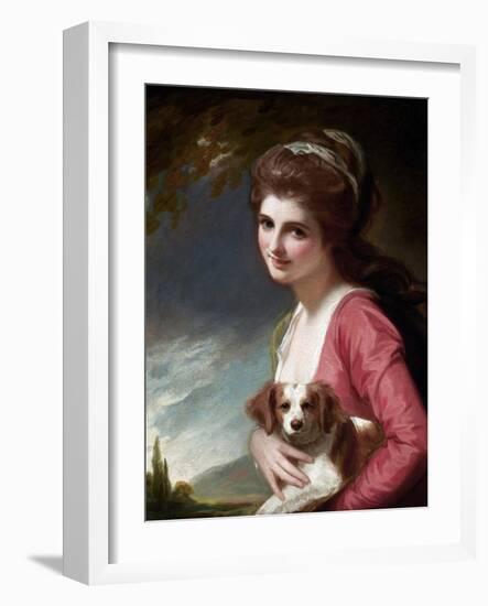 Lady Hamilton as Nature-George Romney-Framed Giclee Print