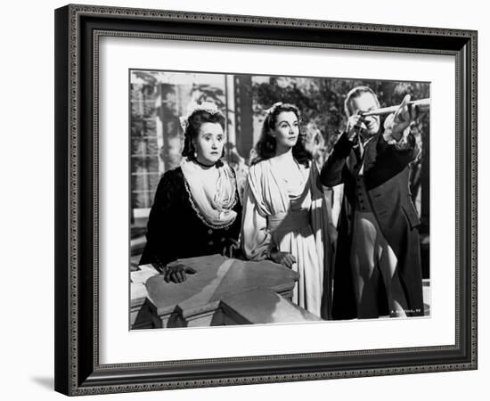 Lady Hamilton by Alexander Korda with Vivien Leigh, 1941 (b/w photo)-null-Framed Photo