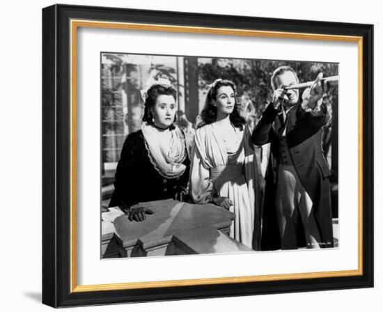 Lady Hamilton by Alexander Korda with Vivien Leigh, 1941 (b/w photo)-null-Framed Photo