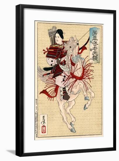 Lady Hangaku, C1885-Tsukioka Yoshitoshi-Framed Giclee Print