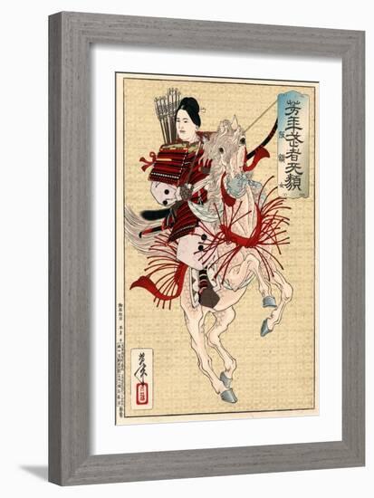 Lady Hangaku, C1885-Tsukioka Yoshitoshi-Framed Giclee Print