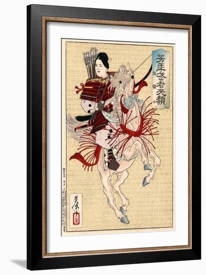 Lady Hangaku, C1885-Tsukioka Yoshitoshi-Framed Giclee Print