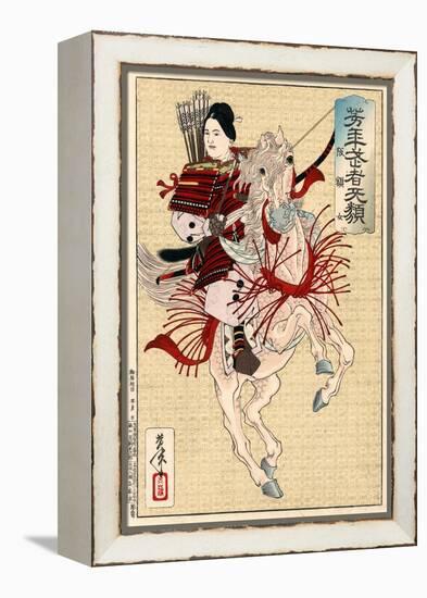 Lady Hangaku, C1885-Tsukioka Yoshitoshi-Framed Premier Image Canvas