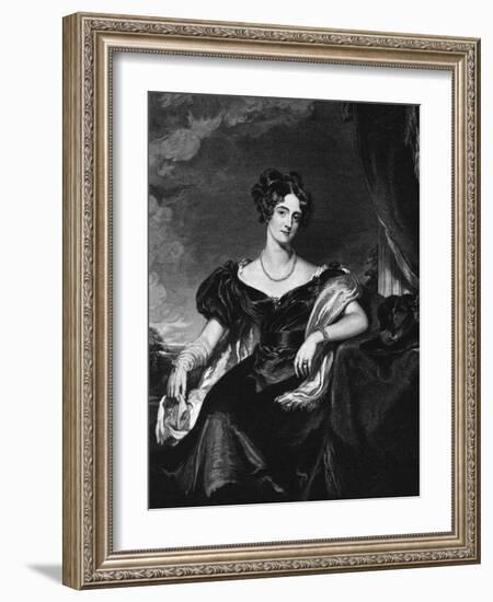 Lady Harriet Clive-Thomas Lawrence-Framed Art Print