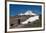 Lady hiker near a glacier on Mount Hood, part of the Cascade Range, Pacific Northwest region, Orego-Martin Child-Framed Photographic Print