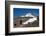 Lady hiker near a glacier on Mount Hood, part of the Cascade Range, Pacific Northwest region, Orego-Martin Child-Framed Photographic Print