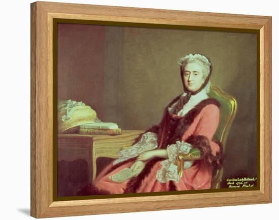 Lady Holland, 1766-Allan Ramsay-Framed Premier Image Canvas
