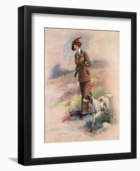 Lady Huntress-F Aveline-Framed Art Print