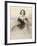 Lady in a Black Dress, 1847-John Hayter-Framed Giclee Print