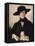 Lady in a Black Hat-Francis Campbell Boileau Cadell-Framed Premier Image Canvas