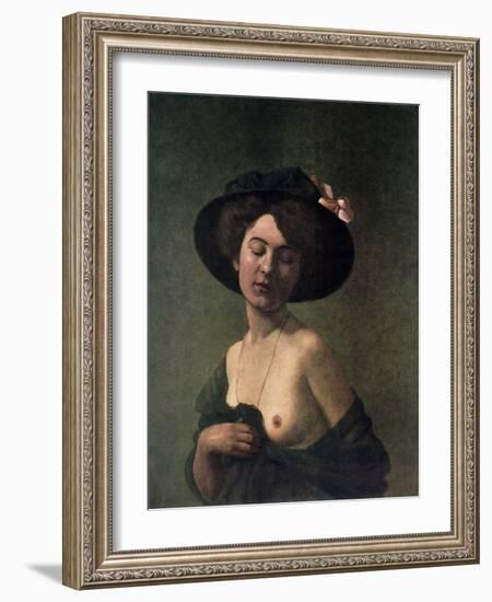 Lady in a Hat, 1908-Félix Vallotton-Framed Giclee Print