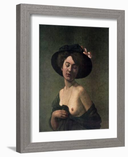 Lady in a Hat, 1908-Félix Vallotton-Framed Giclee Print