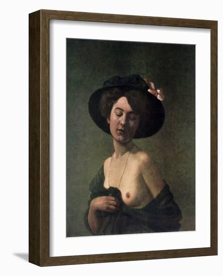 Lady in a Hat, 1908-Félix Vallotton-Framed Giclee Print