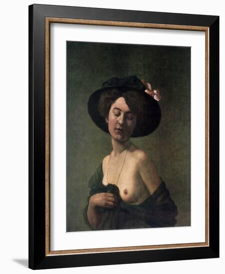 Lady in a Hat, 1908-Félix Vallotton-Framed Giclee Print