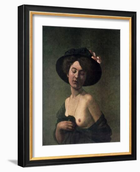 Lady in a Hat, 1908-Félix Vallotton-Framed Giclee Print