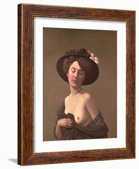 Lady in a Hat, 1908-Félix Vallotton-Framed Giclee Print