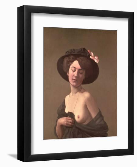 Lady in a Hat, 1908-Félix Vallotton-Framed Giclee Print