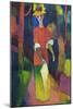 Lady in a Park-August Macke-Mounted Giclee Print