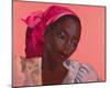 Lady in a Pink Headtie, 1995-Boscoe Holder-Mounted Photographic Print